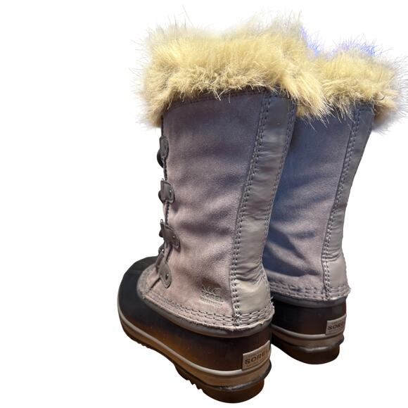SOREL JOAN OF ARC Women's Size 7 Waterproof Snow Rain Boots Quarry - Picture 3 of 12